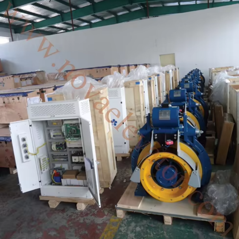 L'ascensore per ascensore VTSP208 utilizza un motore senza ingranaggi per macchina di trazione da 1000 kg