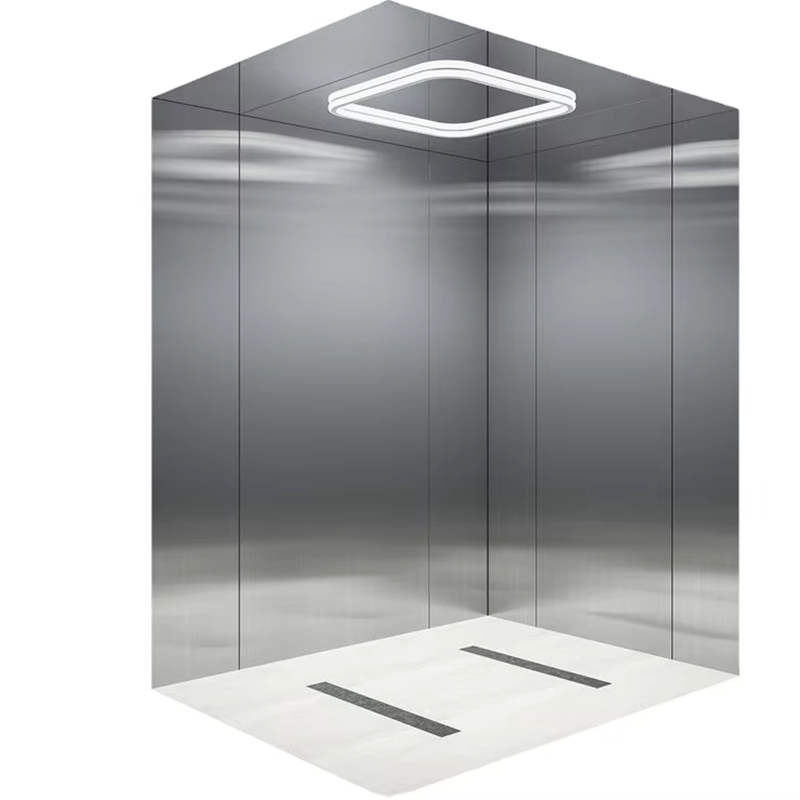 VTEP105 Ascensores Ascensori per passeggeri residenziali di lusso Gearless AC Silenzioso, efficiente ed elegante in PVC