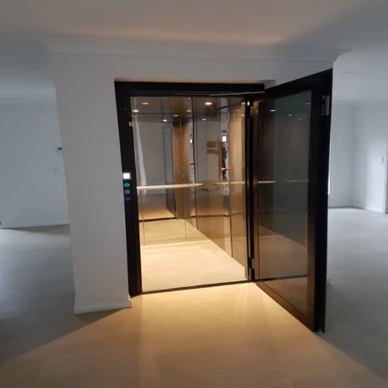 VTEV109 Ascensores Elevadores Elegante ascensore per ville in vetro per casa duplex privata
