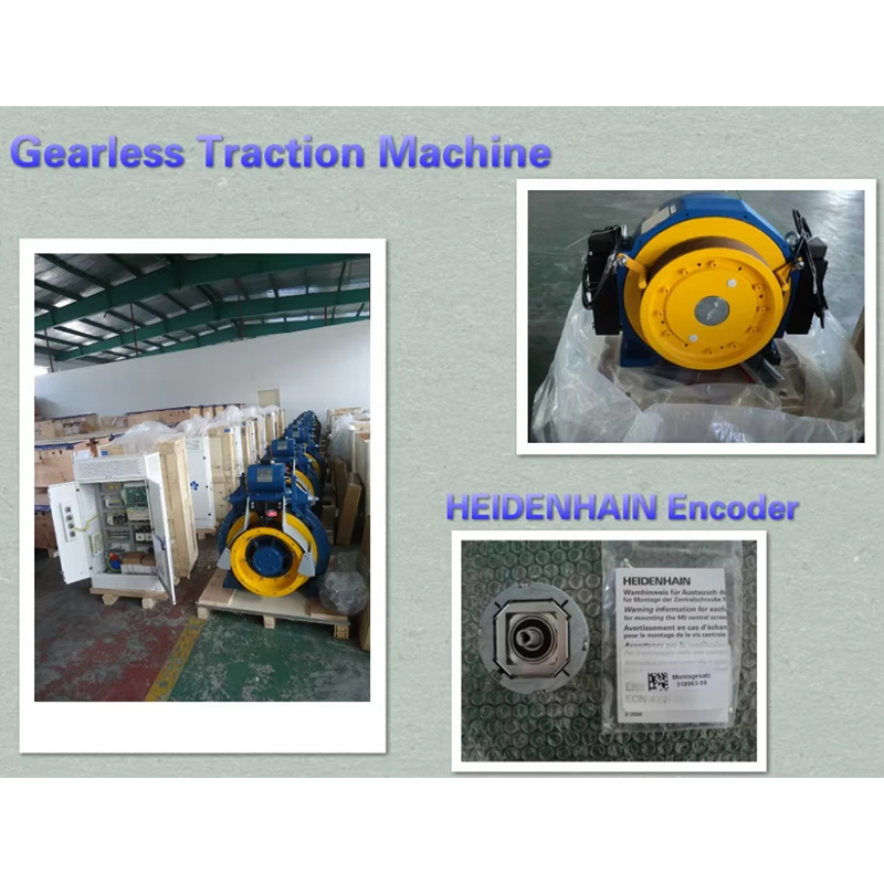Macchina per trazione senza ingranaggi dell'elevatore del motore di sollevamento dell'ascensore caldo di vendita VTSP215 320kg-1000kg