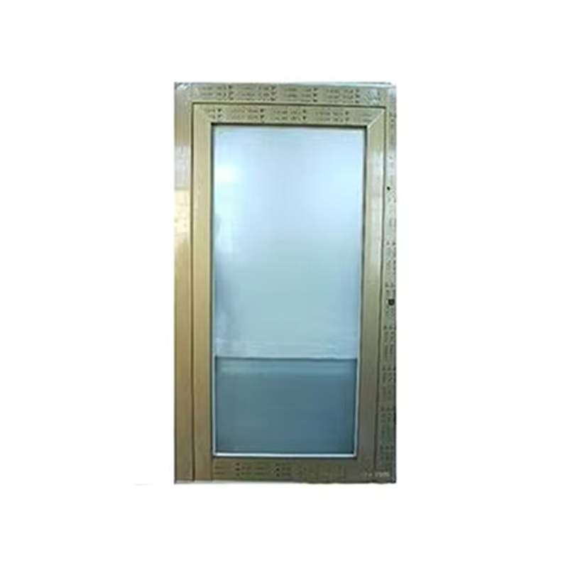 VTSP204 Sistema di porte per ascensori di alta qualità Pannello per porte manuali in vetro verniciato in acciaio inossidabile