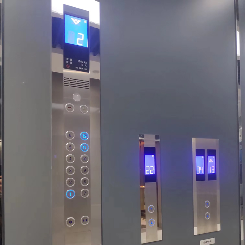 VTSP333 Display touch Cop and Lop montato a parete per ascensore moderno in acciaio inossidabile