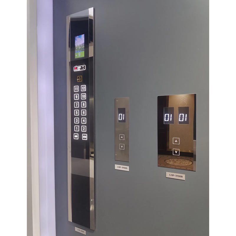 VTSP333 Display touch Cop and Lop montato a parete per ascensore moderno in acciaio inossidabile