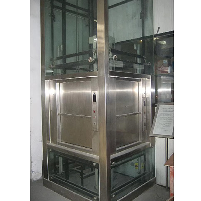 VTEF108 Sollevatore elettrico AC senza ingranaggi per montavivande con pavimento in PVC per il servizio di cucina di ristoranti e hotel