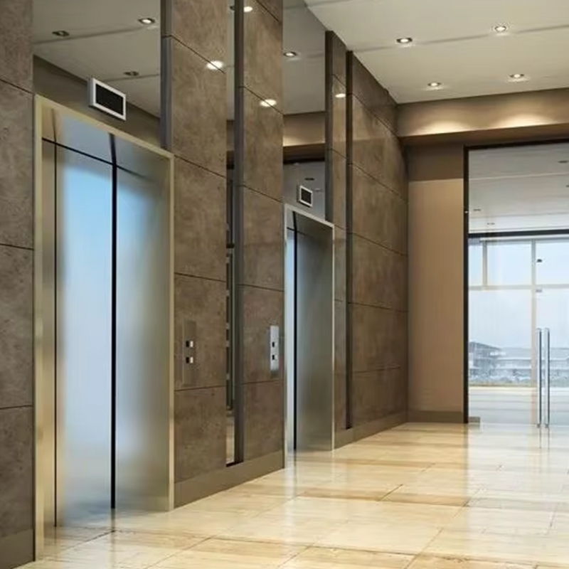 Ascensori VTEP118 Ascensori per passeggeri avanzati Senza ingranaggi AC PVC Costruzione in acciaio inossidabile Certificato ISO90001 Caratteristiche intelligenti Migliorate