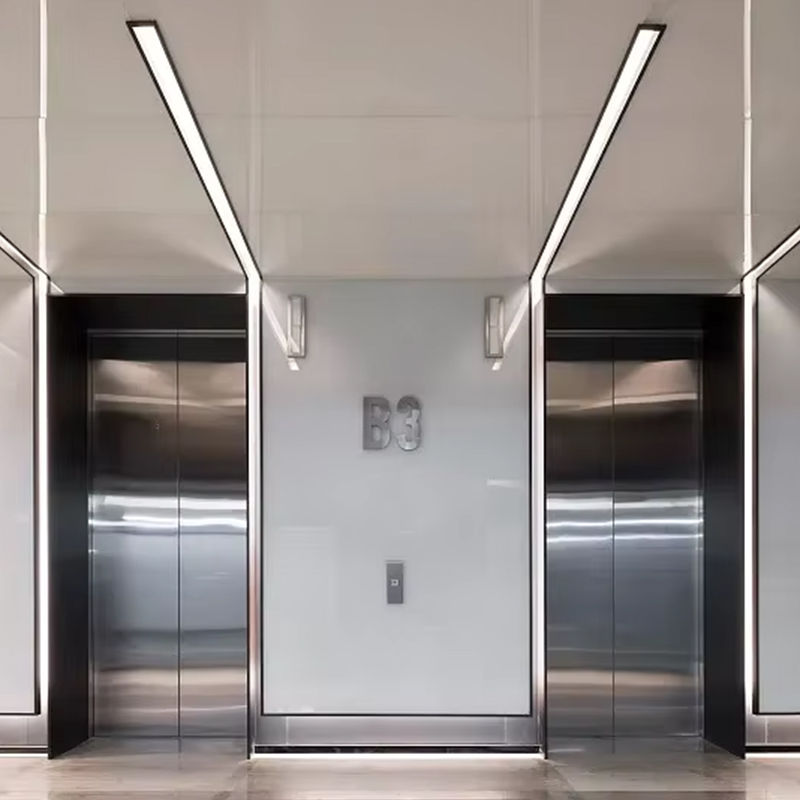 Ascensori VTEP118 Ascensori per passeggeri avanzati Senza ingranaggi AC PVC Costruzione in acciaio inossidabile Certificato ISO90001 Caratteristiche intelligenti Migliorate