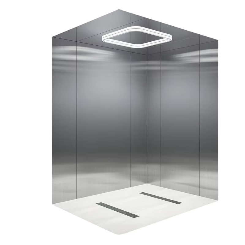 VTEP119 Ascensori Ascensori per passeggeri Gearless AC per edifici a più piani Acciaio inossidabile certificato ISO9001 Installazione semplice
