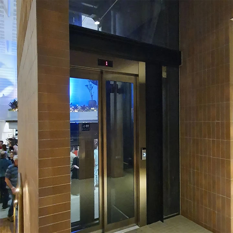 VTEP119 Ascensori Ascensori per passeggeri Gearless AC per edifici a più piani Acciaio inossidabile certificato ISO9001 Installazione semplice