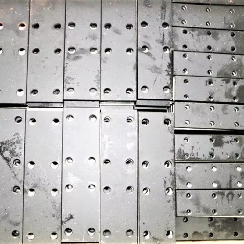 Parti dell'elevatore VTSP119 Piastra di collegamento della rotaia di guida dell'ascensore con piastra a ganascia per ascensore ad alta resistenza Piastra di giunzione in acciaio durevole