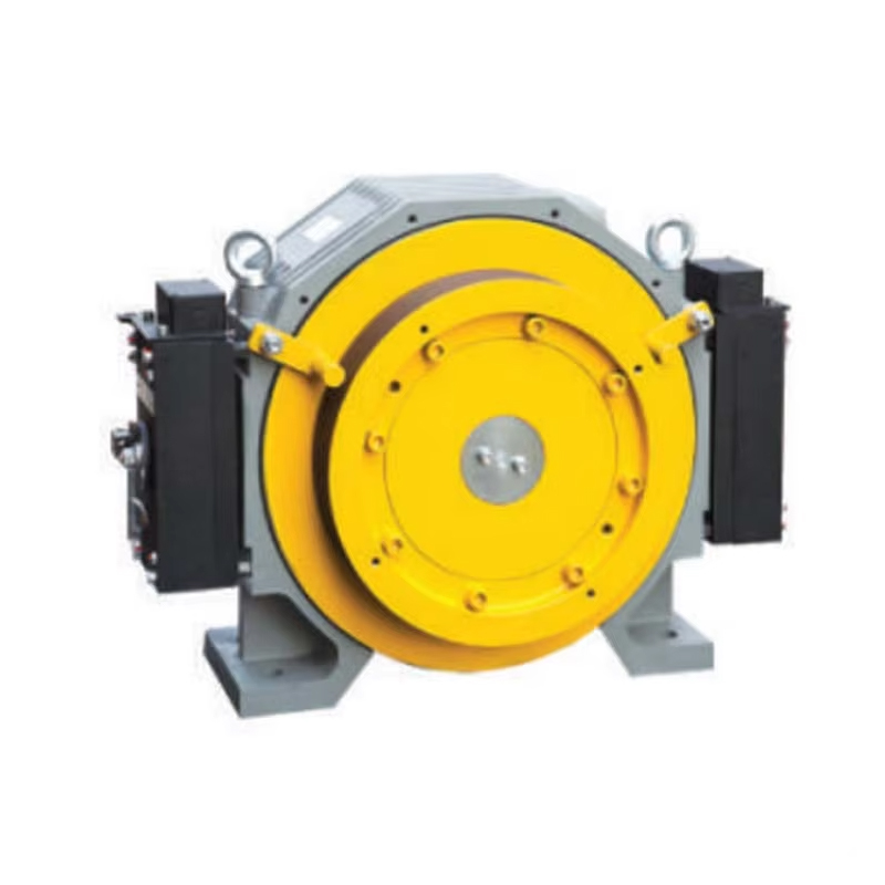 VTSP255 41K-J 320kg-1000kg Macchina per trazione senza ingranaggi con controllo dell'ascensore AC220_380V Certificato ISO 1 anno di garanzia Edificio per uffici