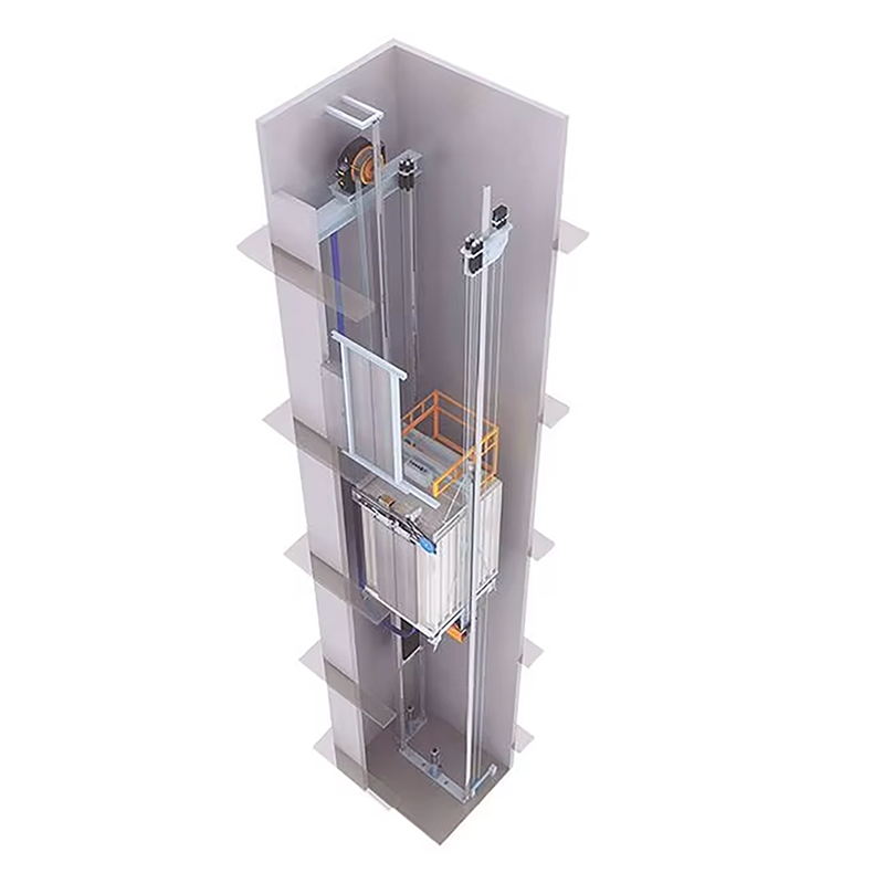 Cabina per ascensore per passeggeri VTSP130 per hotel con finiture decorative a soffitto a soffitto in acciaio inossidabile Garanzia da 1 anno
