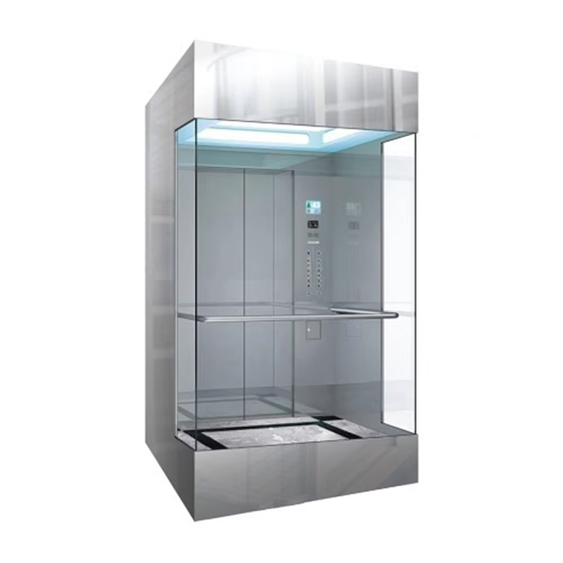 Cabina dell'ascensore dell'hotel di lusso VTSP133 con colore personalizzato dal design contemporaneo premium in acciaio inossidabile 1 anno di garanzia