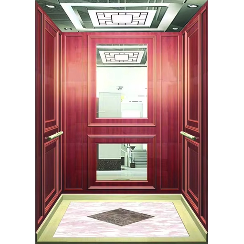 Cabina dell'ascensore dell'hotel di lusso VTSP133 con colore personalizzato dal design contemporaneo premium in acciaio inossidabile 1 anno di garanzia