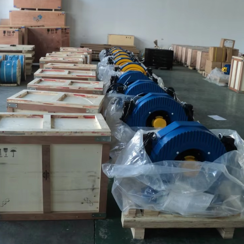Motore di sollevamento senza ingranaggi della macchina per trazione senza ingranaggi VTSP238 Montanari MCG100 Motore 320-630KGS