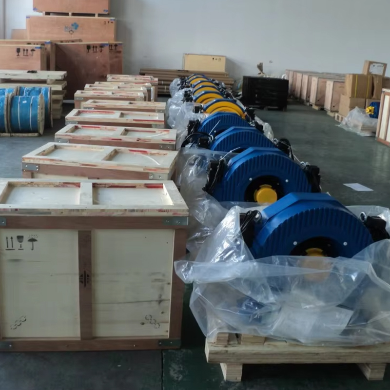 Motore di sollevamento senza ingranaggi della macchina per trazione senza ingranaggi VTSP234 Montanari MCG350 Motore 2000-2500KGS