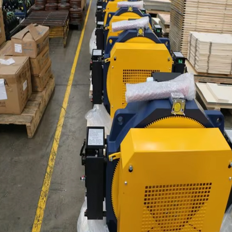 L'elevatore per piccoli ascensori VTSP239 parte il motore della macchina per trazione senza ingranaggi senza spazio