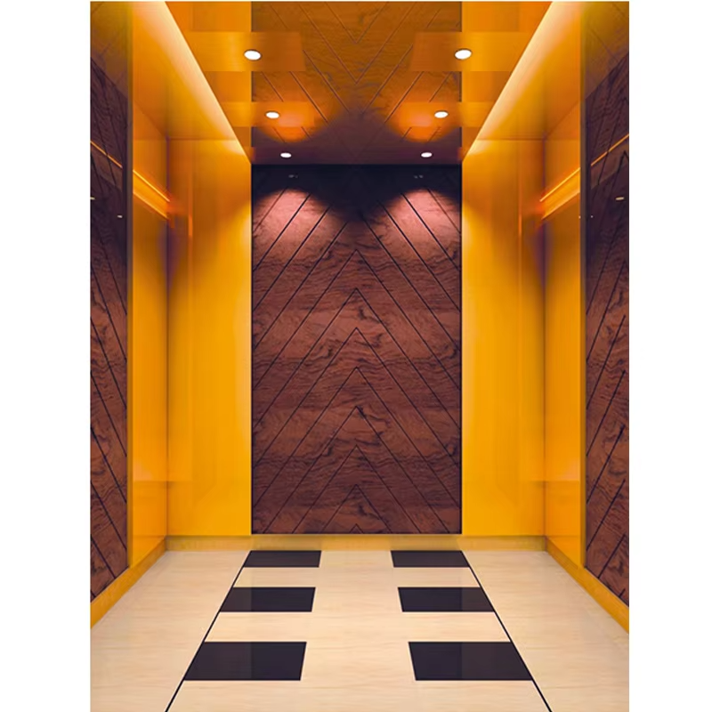 Parti e accessori per ascensori VTSP126 Cabina per ascensore per passeggeri con decorazione interna moderna