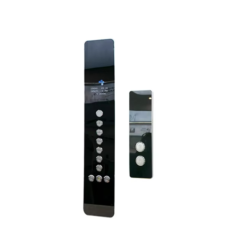 VTSP345 Pannello per porta dell'ascensore in acciaio inossidabile dal design moderno con prezzo di fabbrica con pulsante dell'ascensore montato a parete COP LOP