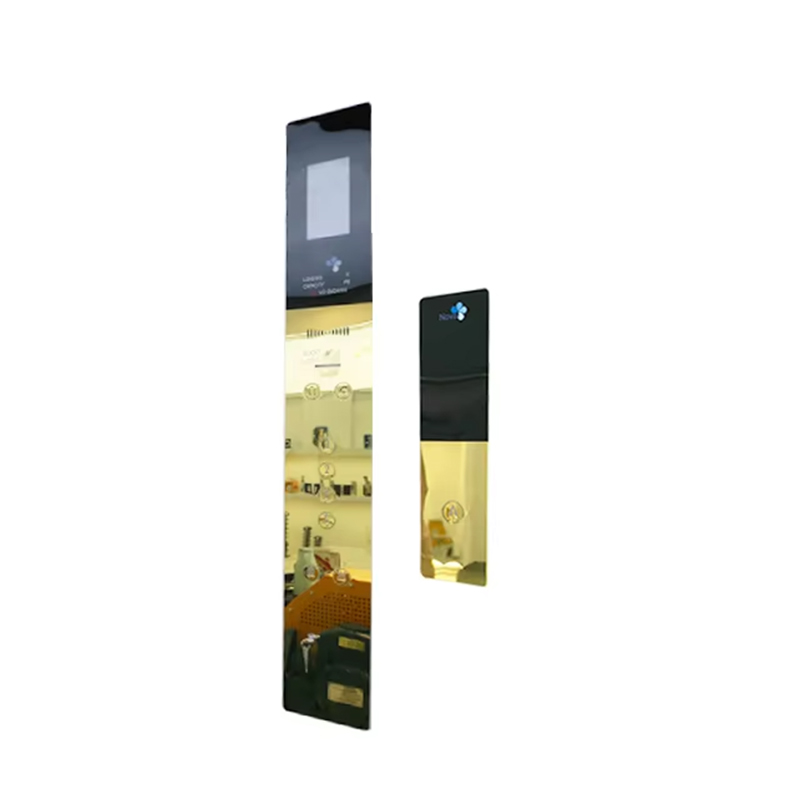 VTSP345 Pannello per porta dell'ascensore in acciaio inossidabile dal design moderno con prezzo di fabbrica con pulsante dell'ascensore montato a parete COP LOP